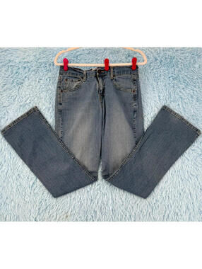 LEVI STRAUSS SIGNATURE JUNIORS SIZE:5 MEDIUM Stretch Bootcut Blue Jeans